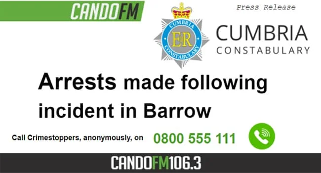 Arrests made following incident in Barrow