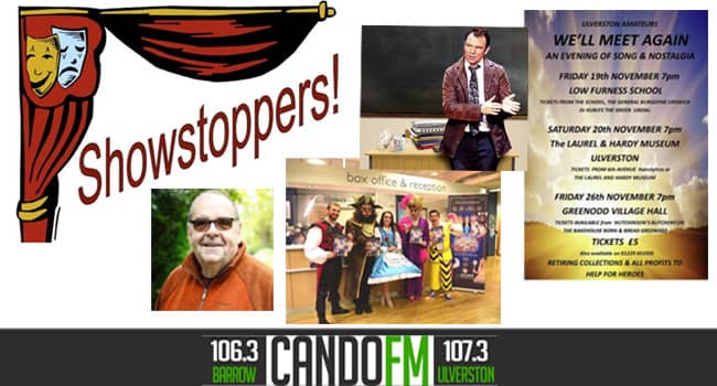 ShowStoppers… this week a packed show with showstomping mix of guests!!!