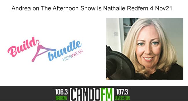 Andrea on The Afternoon Show with guest Nathalie Redfern ‘Buildabundle’