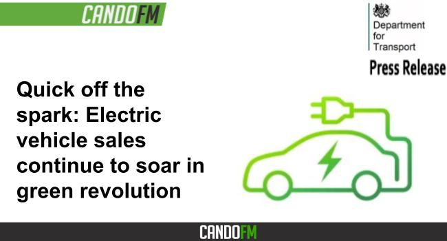 Quick off the spark: Electric vehicle sales continue to soar in green revolution