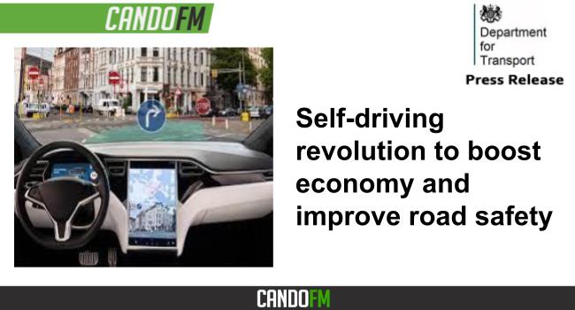 Self-driving revolution to boost economy and improve road safety
