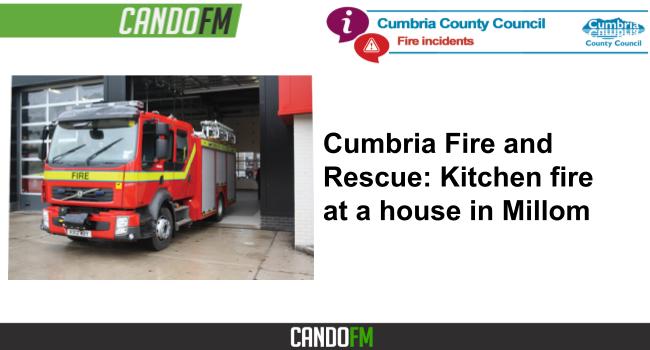 Cumbria Fire and Rescue: Kitchen fire at a house in Millom