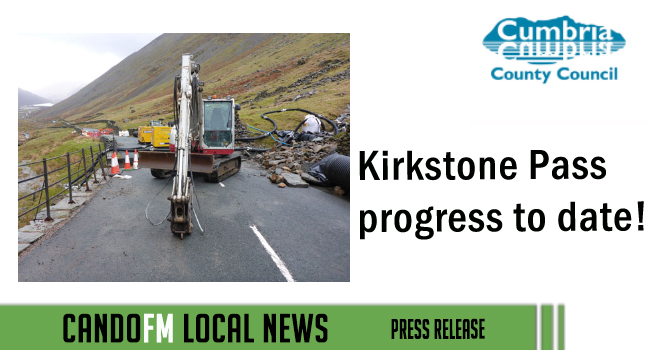 Kirkstone Pass progress to date!