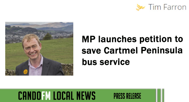 MP launches petition to save Cartmel Peninsula bus service