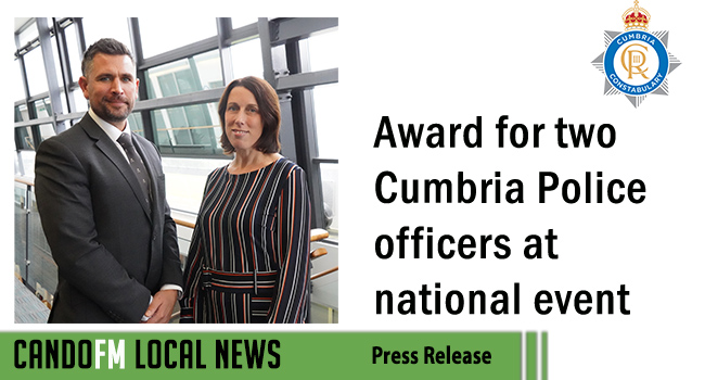 Award for two Cumbria Police officers at national event