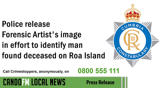 Police release Forensic Artist’s image in effort to identify man found deceased on Roa Island