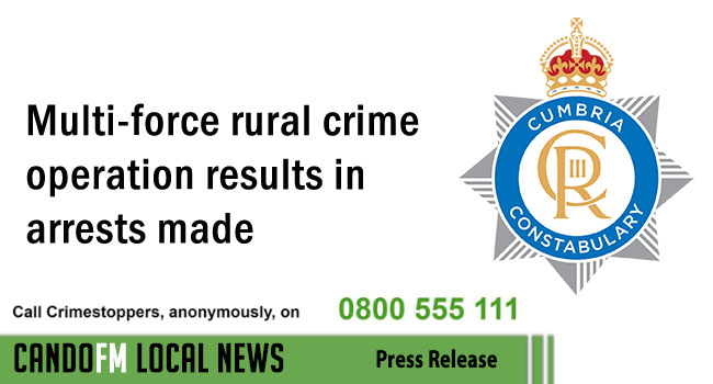 Multi-force rural crime operation results in arrests made