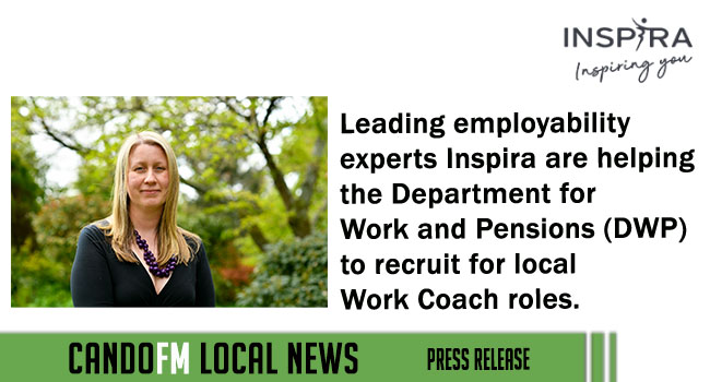 Leading employability experts Inspira are helping the Department for Work and Pensions (DWP) to recruit for local Work Coach roles.