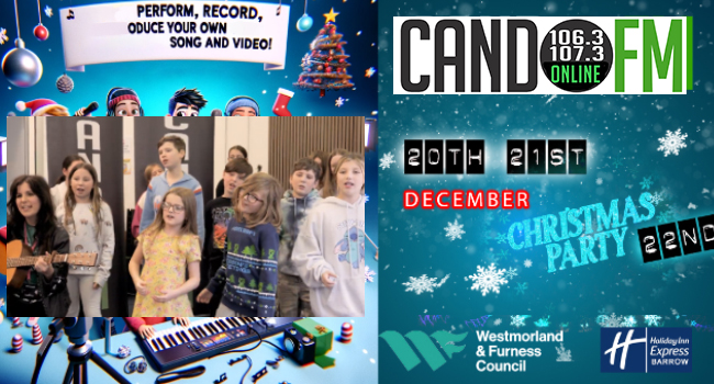 Happy Christmas song written by Meryn Nixon and the HAF programme CandoFM young people