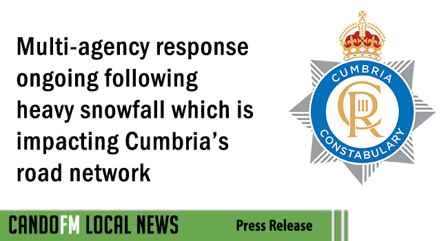 Update – Multi-agency response to heavy snowfall
