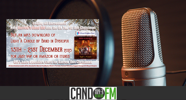 Catch up.. Callum at Drivetime with guest John Rennie “Light a Candle for Christmas” No1 Campaign 19 Dec 23
