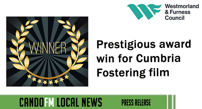 Prestigious award win for Cumbria Fostering film