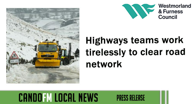 Highways teams work tirelessly to clear road network
