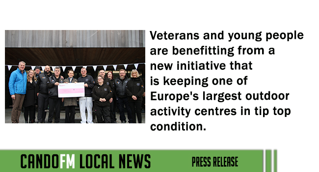 Veterans and young people are benefitting from a new initiative that is keeping one of Europe’s largest outdoor activity centres in tip top condition.