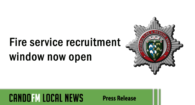 Fire service recruitment window now open