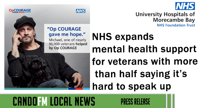 NHS expands mental health support for veterans with more than half saying it’s hard to speak up