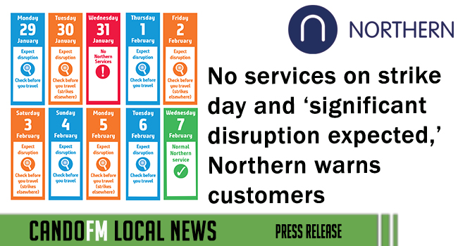 No services on strike day and ‘significant disruption expected,’ Northern warns customers