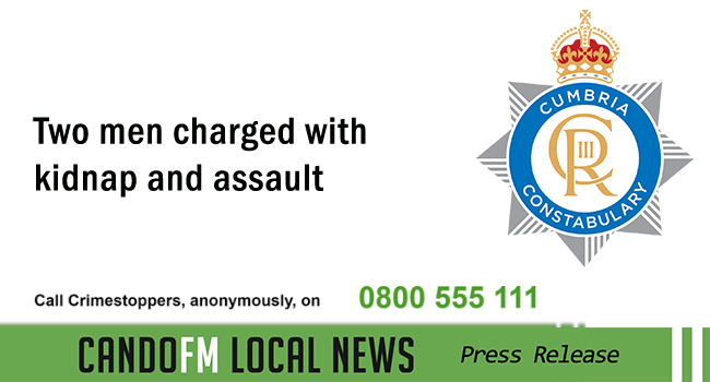 Two men charged with kidnap and assault