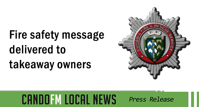 Fire safety message delivered to takeaway owners