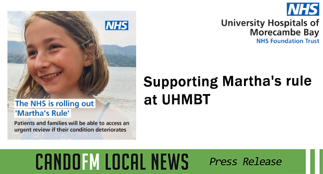 Supporting Martha’s rule at UHMBT