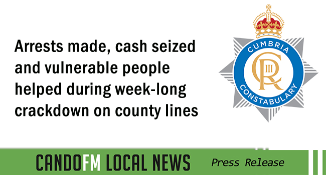 Arrests made, cash seized and vulnerable people helped during week-long crackdown on county lines