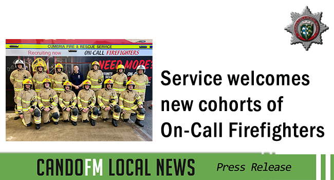 Service welcomes new cohorts of On-Call Firefighters