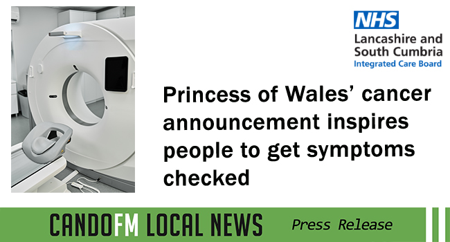 Princess of Wales’ cancer announcement inspires people to get symptoms checked