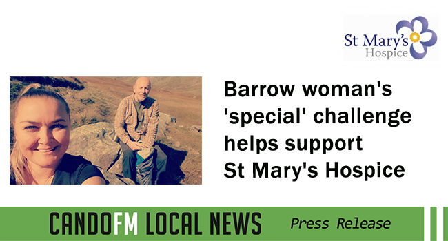 Barrow woman’s ‘special’ challenge helps support St Mary’s Hospice