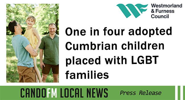 One in four adopted Cumbrian children placed with LGBT families