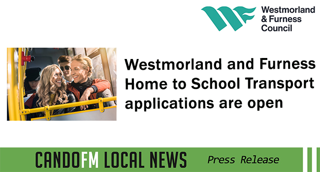 Westmorland and Furness Home to School Transport applications are open