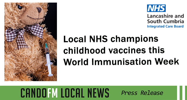 Local NHS champions childhood vaccines this World Immunisation Week