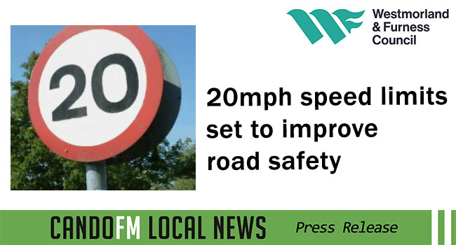 20mph speed limits set to improve road safety