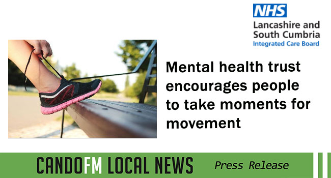 Mental health trust encourages people to take moments for movement