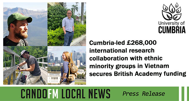 Cumbria-led £268,000 international research collaboration with ethnic minority groups in Vietnam secures British Academy funding