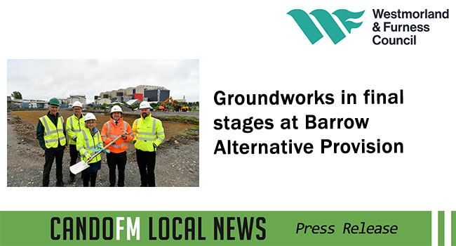 Groundworks in final stages at Barrow Alternative Provision