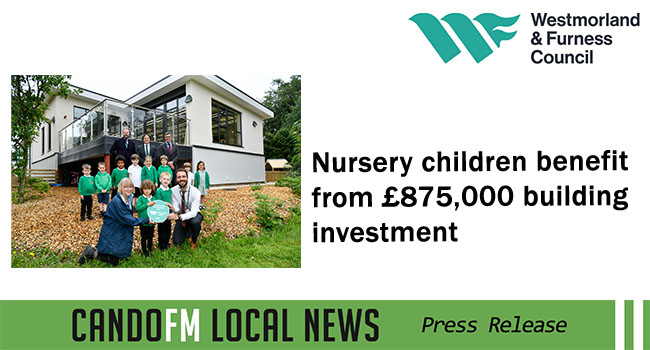 Nursery children benefit from £875,000 building investment