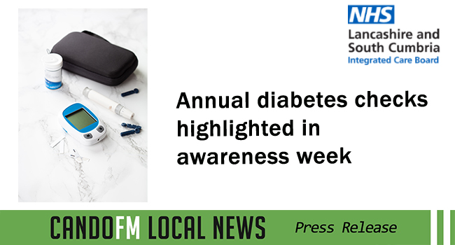 Annual diabetes checks highlighted in awareness week