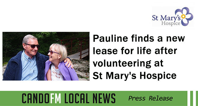 Pauline finds a new lease for life after volunteering at St Mary’s Hospice