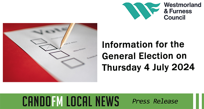 Information for the General Election on Thursday 4 July 2024