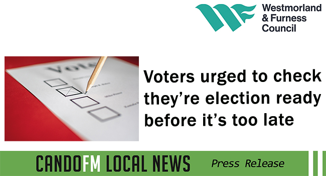 Voters urged to check they’re election ready before it’s too late