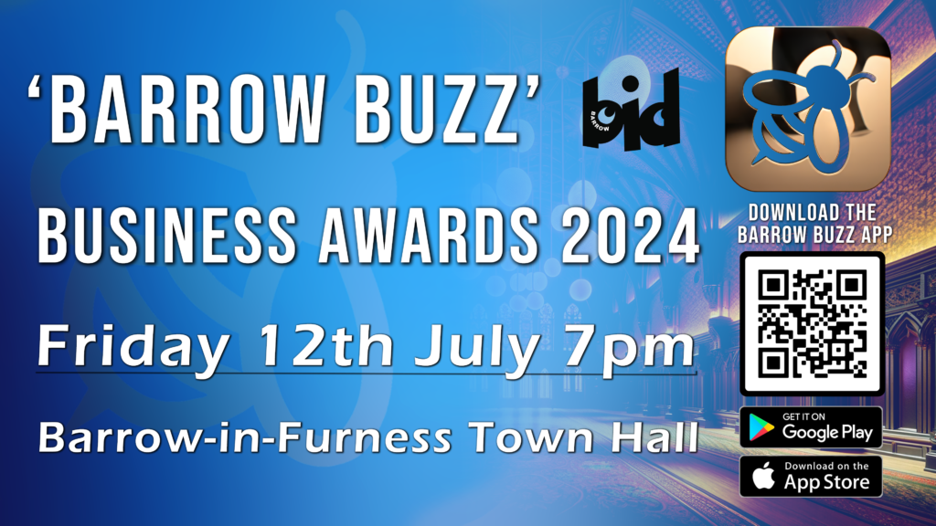 Just one week until the inaugural Barrow Buzz Town Centre Business Awards evening