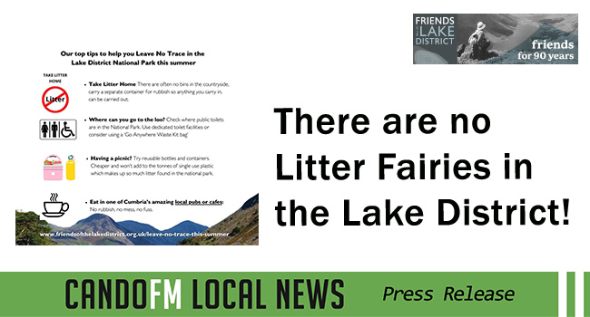 There are no Litter Fairies in the Lake District!