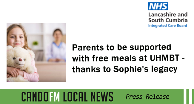 Parents to be supported with free meals at UHMBT – thanks to Sophie’s legacy