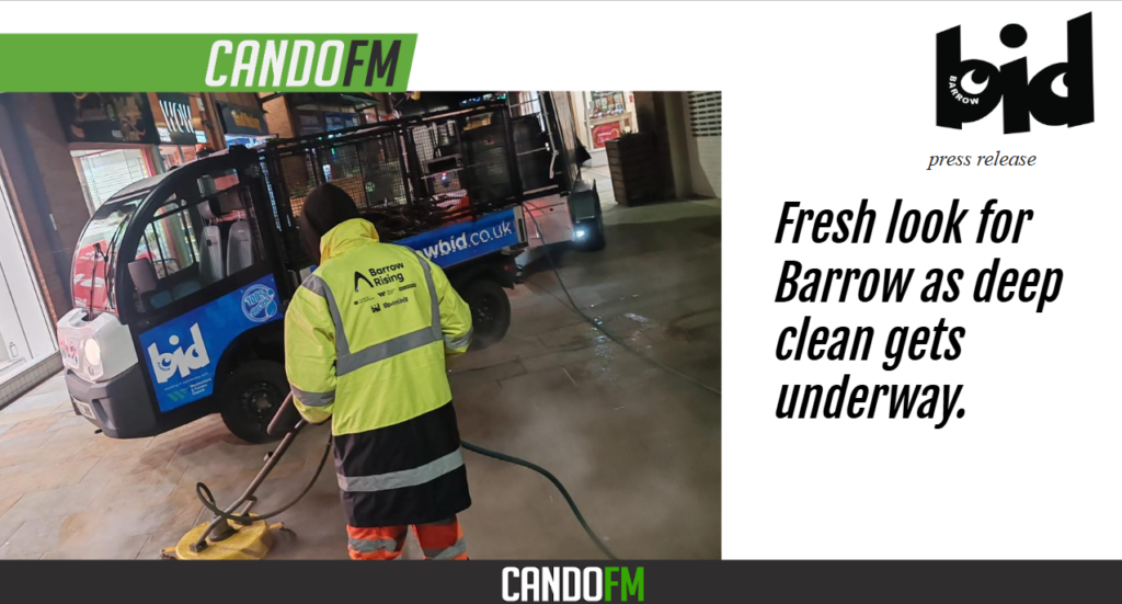 Fresh look for Barrow as deep clean gets underway.