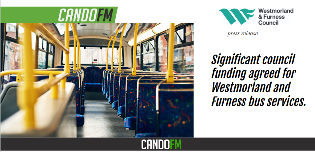 Significant council funding agreed for Westmorland and Furness bus services.